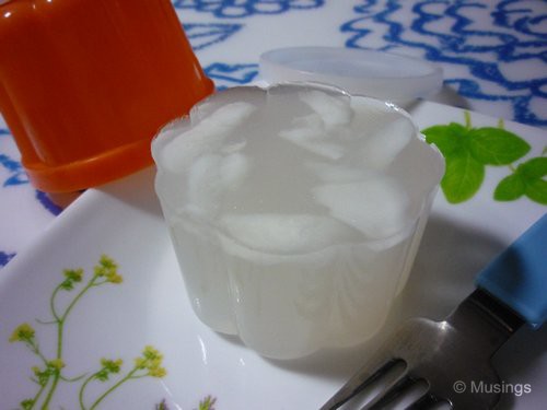 Yummy Toddler Foods: Fresh Coconut Jellies :) – Musings