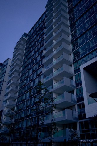 Once the apartment blocks are completed and residents move in, the only time when we'll see our home like this is when there's a blackout.