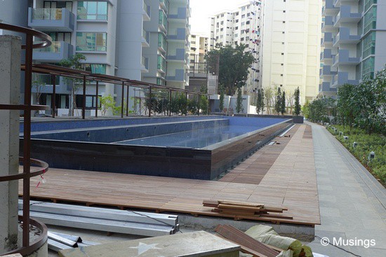 The 50m lap pool.