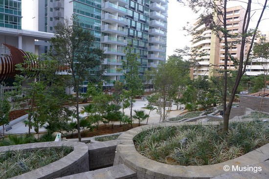 Tranquil World as seen from the front of Block 10A.