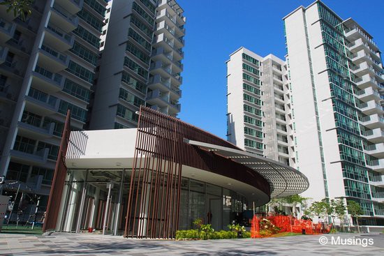 The Retail Block from eye level.