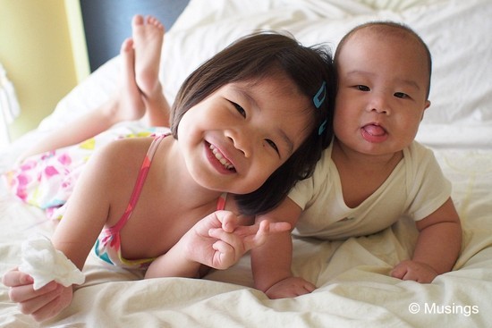 We sure hope that Hannah's love and affinity for her baby brother isn't a passing phase! Both of these two pictures were taken using the 17mm, and shot wide-open at f1.8.