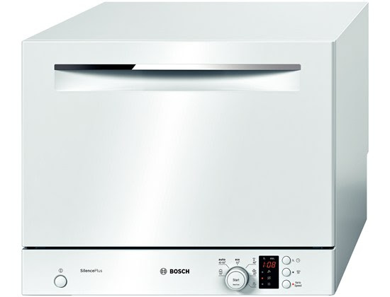 The Bosch SKS62E12EU compact dishwasher. This will just snugly fit our largest corning ware plates. Thankfully.