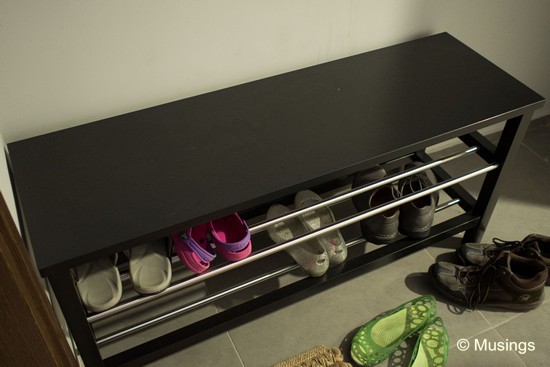 TJUSIG Shoe bench - easily assembled too.