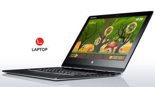 The Lenovo Yoga Pro 3, widely on display everywhere in local electronic stores.