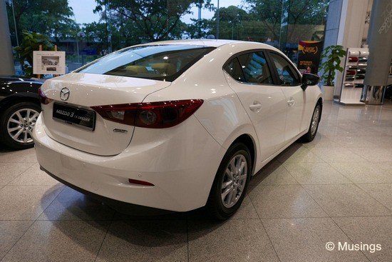 Lots of people were checking out the Mazda 3, so it wasn't easy trying to get a photo of this lovely without people in the backdrop.