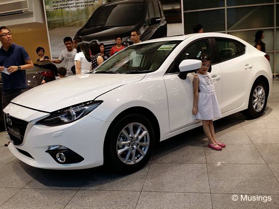 The Mazda 3 got Hannah's approval!