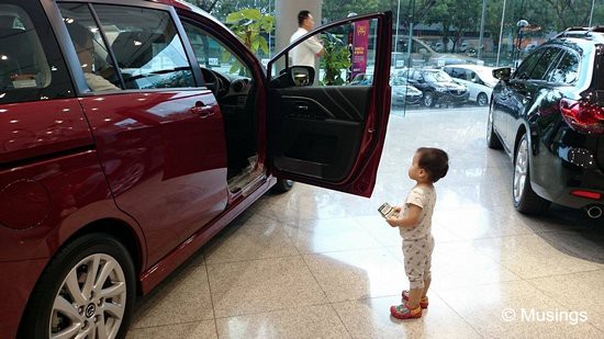 Peter like a boss with his calculator. "No sir; I don't think you can afford this SUV. Can I interest you in a cheaper family sedan?"