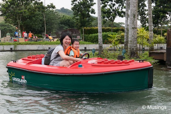 Boating school. Safe for two years old accompanied by parents too.