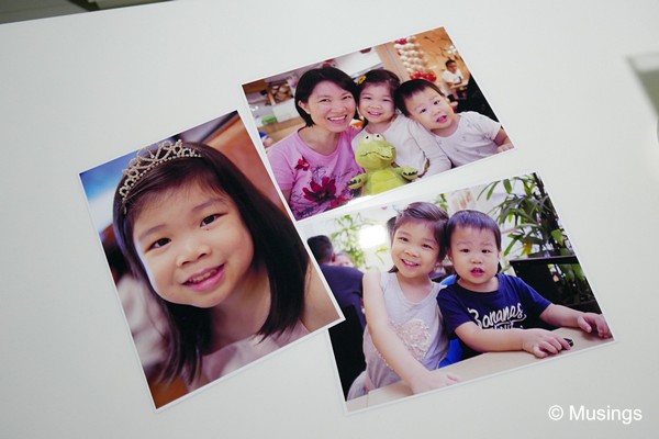 Three of our first A4 photo printers. Beautifully rendered colors that look very professionally printed,