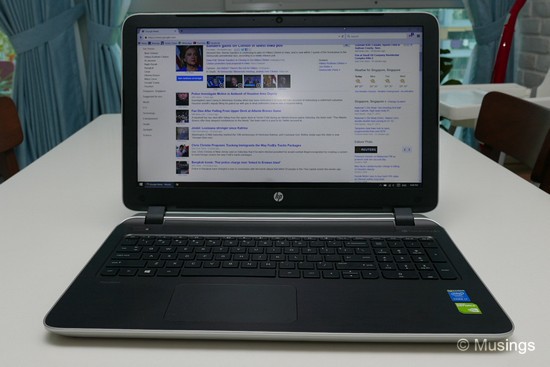 The HP Pavilion 15 p257TX.