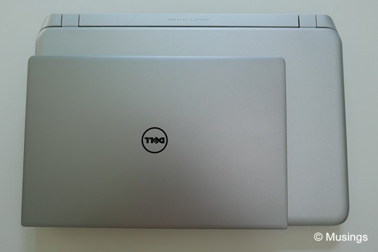 The Dell XPS 13 is diminutive - while the HP Pavilion 15 is... normal size!