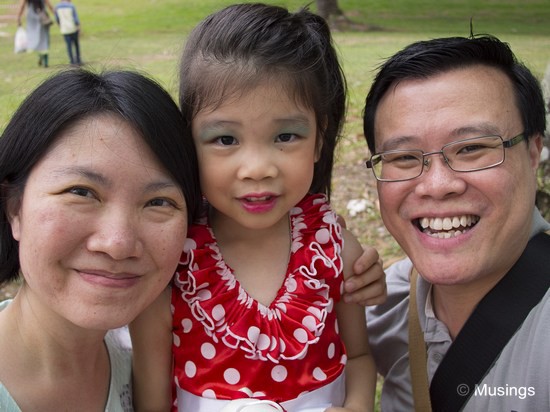 Our family wefie. We take one every year at her concert!