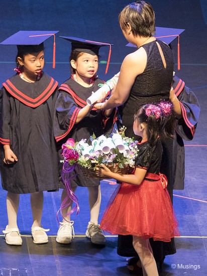 She chirped after the event that her teacher mispronounced her name.