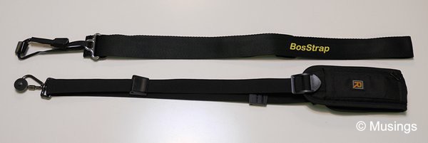Comparing the RapidStrap and the BosStrap.
