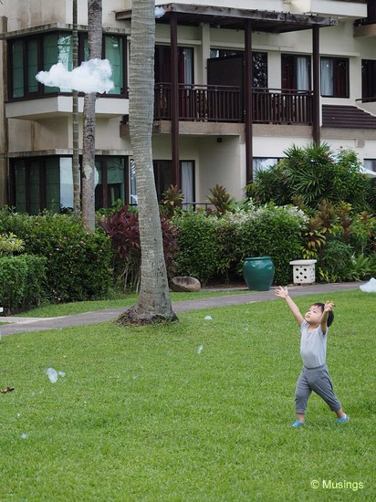 Cloud Summoning 101 by Peter. Or rather, those are soap foam clouds.:)