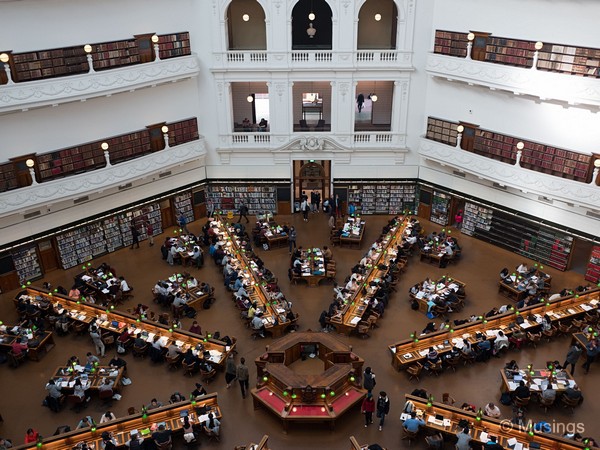 The La Trobe Reading Room.