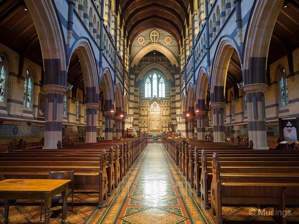 Inside St. Paul's Cathedral.