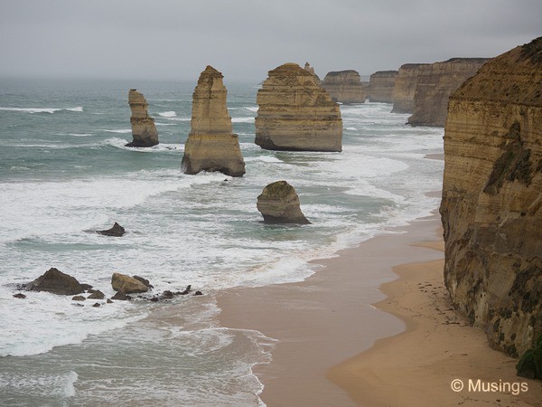 The 12 Apostles at about 1530hrs.