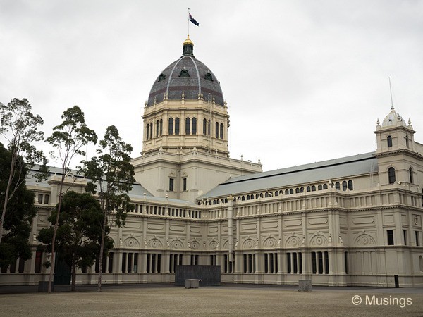 The Royal Exhibition Building. 
