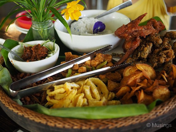 According to the restaurant, the best Nasi Lemak around. Not in our books though, but it's still decent, and a single large plate of this was enough to feed the entire family.